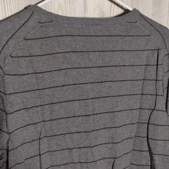 Grey & Black Striped Sweater - Picture 7 of 9